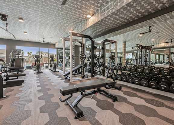 Large Gym at Coya Apartments, Las Vegas, Nevada