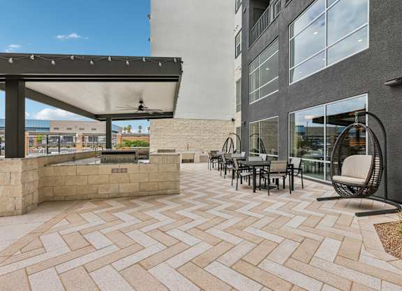Open Patio at Coya Apartments, Las Vegas, NV, 89102