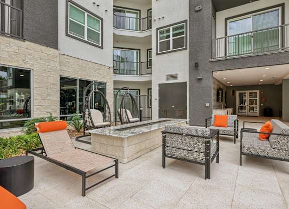A Patio Area at Coya Apartments, Las Vegas, NV, 89102