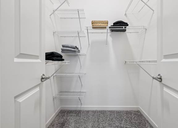 White Closet at Coya Apartments, Las Vegas, Nevada