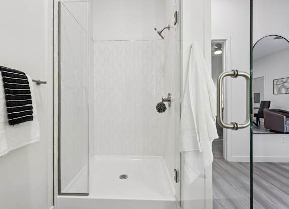 A Shower at Coya Apartments, Las Vegas, Nevada