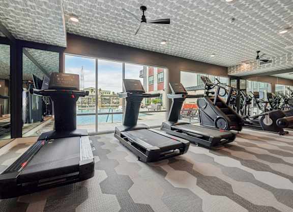 Gym with Treadmill at Coya Apartments, Las Vegas, NV