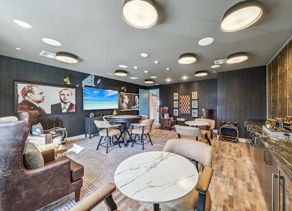 Resident Lounge And Game Room at Fora Apartments, Las Vegas, NV