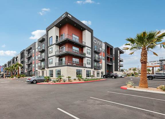 Exterior of Building at Coya Apartments, Las Vegas, Nevada