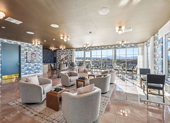 Community Clubroom at Fora Apartments, Las Vegas, NV