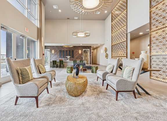 Lobby with High Celling at Coya Apartments, Las Vegas