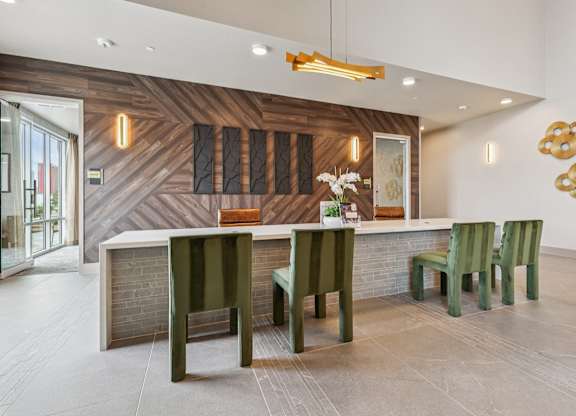 Lobby at Coya Apartments, Las Vegas
