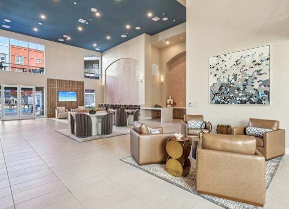 Large Lobby Lounge at Fora Apartments, Nevada, 89183