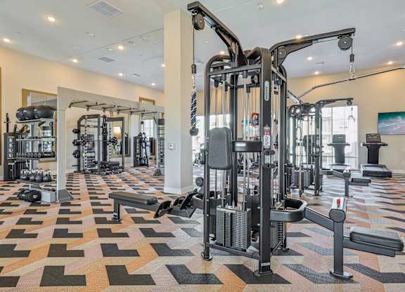 Modern Fitness Center at Fora Apartments, Las Vegas, 89183