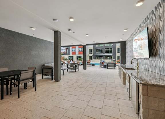 Clubhouse With Kitchen at Coya Apartments, Las Vegas, NV