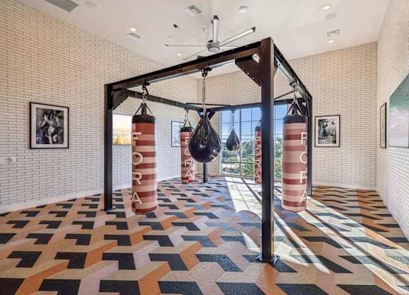 Punching Bags at Fora Apartments, Las Vegas, NV
