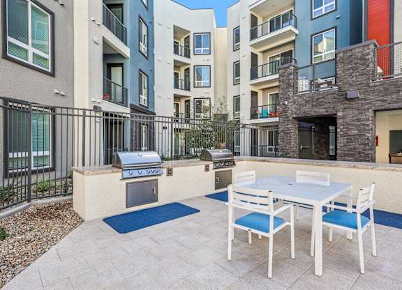 Outdoor Patio And Grill at Fora Apartments, Las Vegas Nevada
