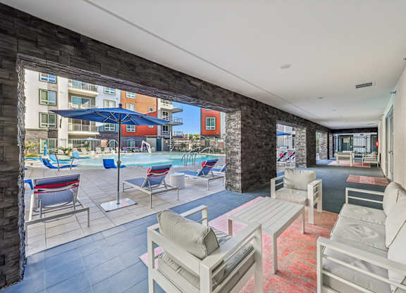 Shaded Patio at Fora Apartments, Nevada, 89183