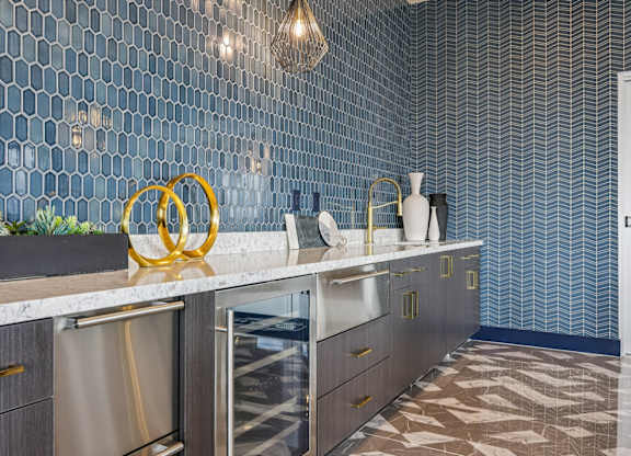Modular Kitchen at Coya Apartments, Las Vegas