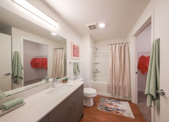 Luxurious Bathroom at Hana Apartments, Oregon