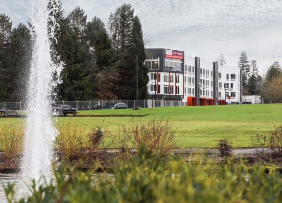 Amberglen Park Fountain View Facing Hana Apartments, Hillsboro, OR