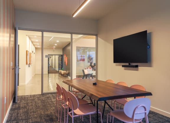 Conference Room at Hana Apartments, Oregon, 97006