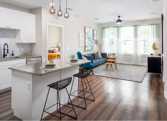 Kitchen at 19 South Apartments, Kissimmee, FL, 34744