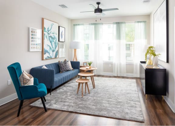 Living room at 19 South Apartments, Kissimmee