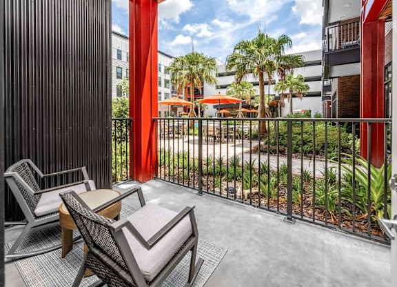 Balcony And Patio at Parkway Crossings, Kissimmee Florida