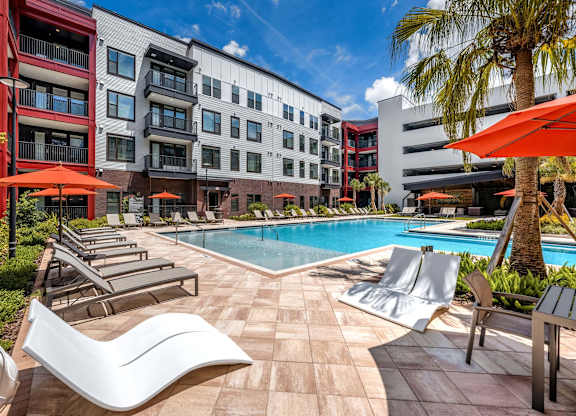 Pool With Sundecks at Parkway Crossings, Kissimmee Florida