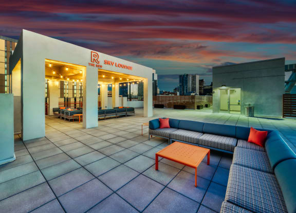 Rooftop Deck at The Rey Downtown Apartments, Phoenix, AZ, 85003