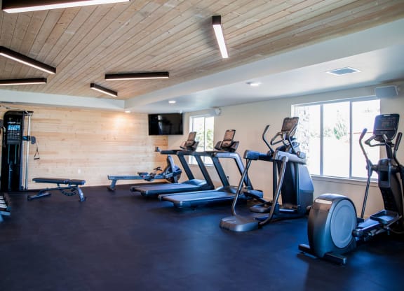 our state of the art gym is fully equipped with cardio equipment and weightsat Scouter's Mountain, Happy Valley, 97086