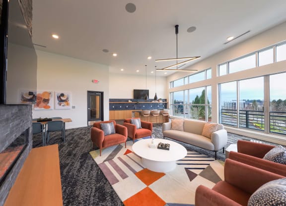 Panoramic Sky Lounge at Hana Apartments, Hillsboro, Oregon