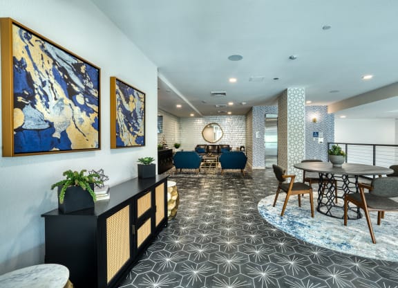 Mezzanine Lounge at The Rey Downtown Apartments, Phoenix, 85003