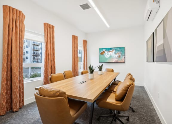 Conference room at The Mill on Maple Apartments, Oregon City, OR 97045