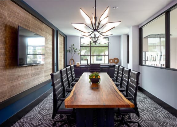 Workspace area1at 19 South Apartments, Kissimmee, Florida