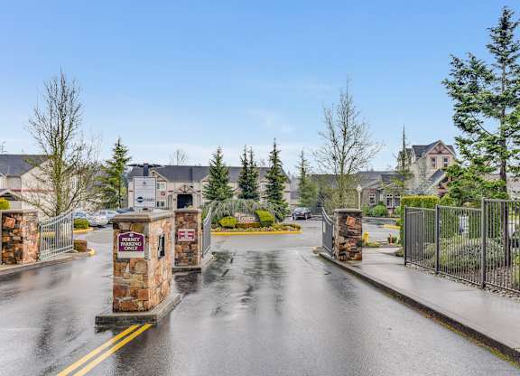 View of the parking area at The Lodge at Peasley Canyon, Federal Way, 98001