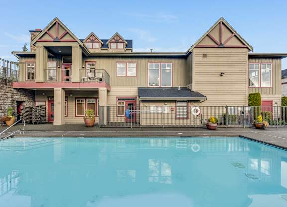 Swimming pool at The Lodge at Peasley Canyon, Federal Way, WA