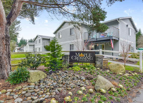 Property Sign at Maple Crossing Apartments, Maple Valley