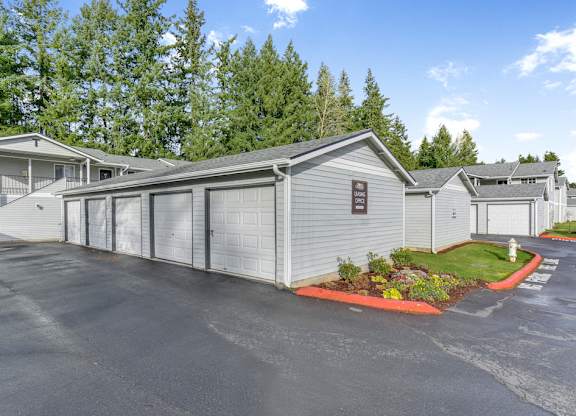 Garage Space at Maple Crossing Apartments, Washington