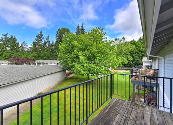 Balcony at Maple Crossing Apartments, Maple Valley