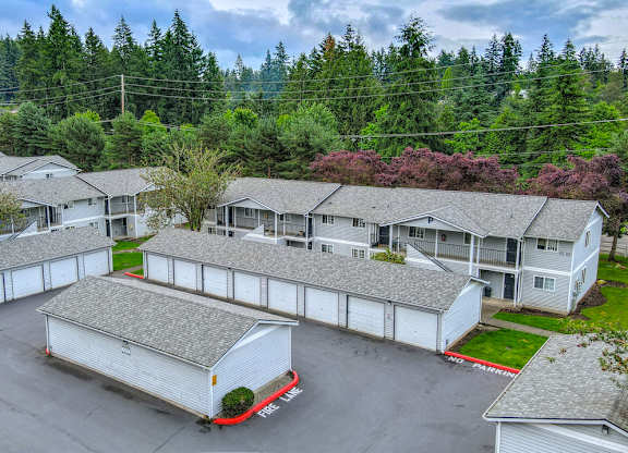 Property Aerial View at Maple Crossing Apartments, Washington, 98038