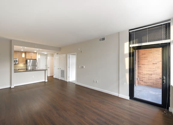 Vacant Living Area at Affinity at 2M, Washington, 20002