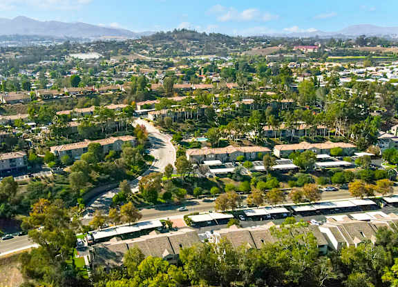 Aerial View Of Property at The Terraces Apartments, Escondido, CA, 92026