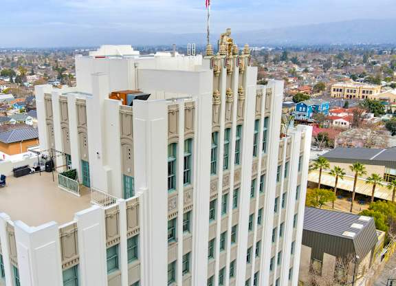Building's Rooftop at Vintage Tower Apartments, San Jose, California