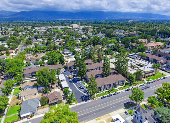 Aerial View Of Property at Woodside Senior Apartments (55+), Ontario, CA, 91762