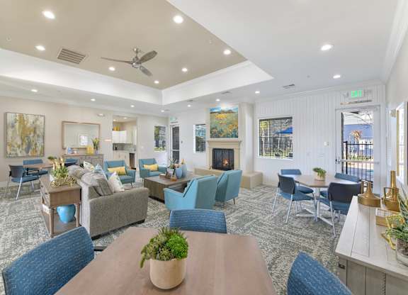 Modern Living Room at Norden Terrace Apartments, North Highlands