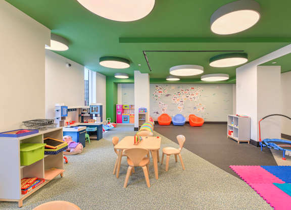 Children's Playroom at 38 6th Ave Apartments, Brooklyn