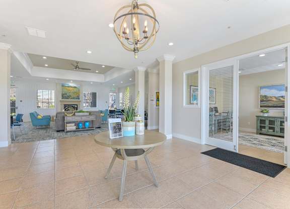 Main Living Room at Norden Terrace Apartments, California