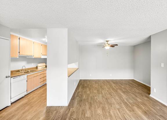 Clean empty room at Northpointe Apartments, Long Beach, CA, 90805