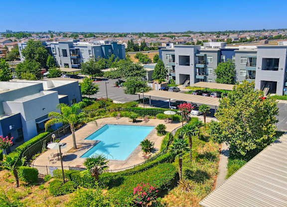 Property Top View at The Ridge Apartments, California