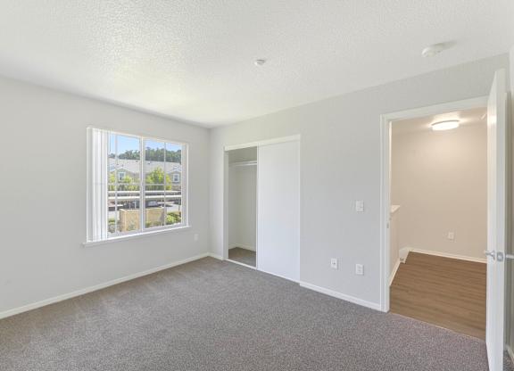 Empty room at Creekside at Meadow Park, Novato, CA