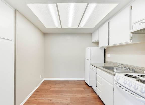 Kitchen Space at Woodside Senior Apartments (55+), California