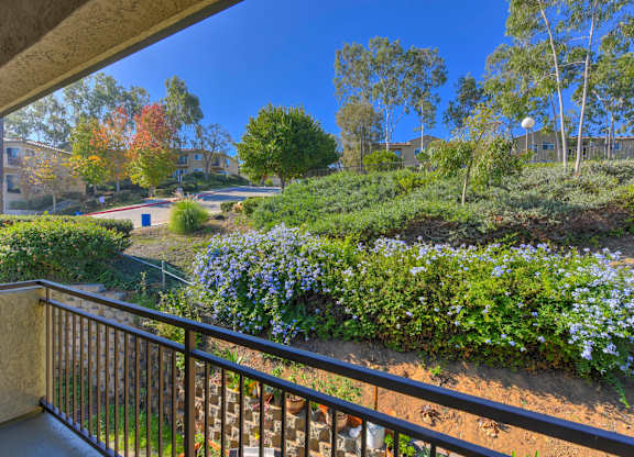 Balcony at The Terraces Apartments, Escondido, California