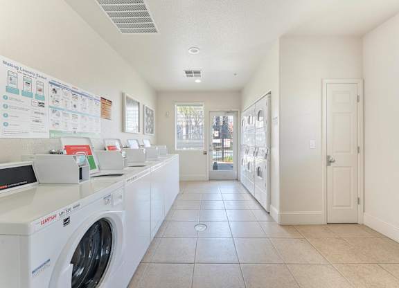 Laundry Area at Norden Terrace Apartments, North Highlands, CA